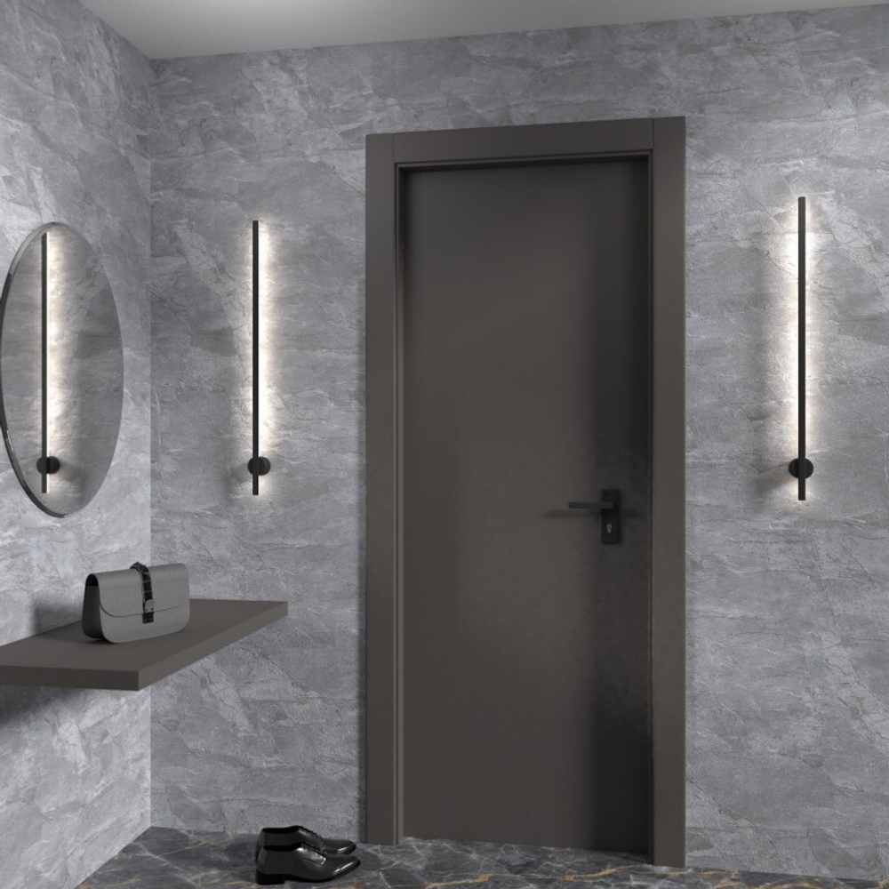 Ламинированная панель ПВХ ВЕК Бергамо Серый 2700х375мм