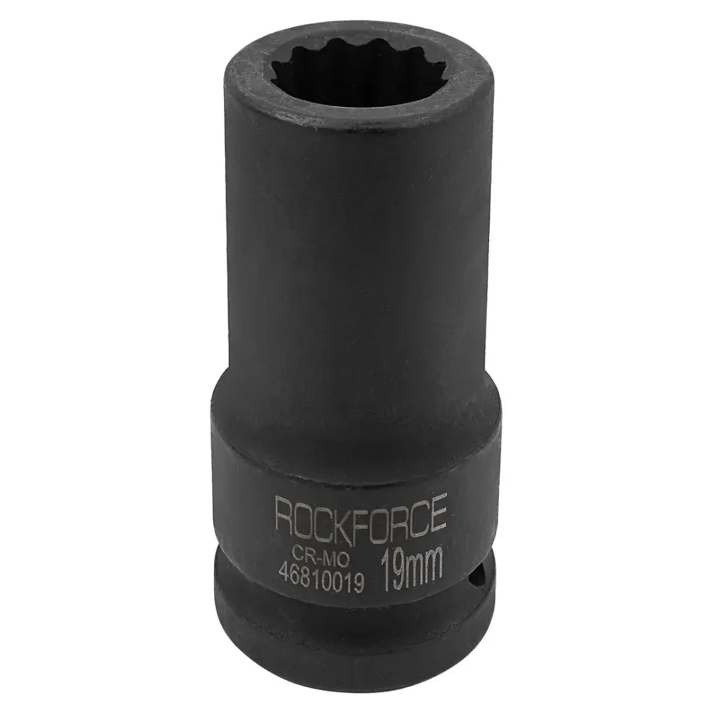 Головка ударная глубокая 19мм 3/4''12гр. RockForce##Rock FORCE RF-46810019