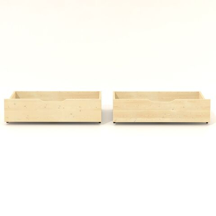 Комплект ящиков под кровать Фиона массив сосны цвет бежевый