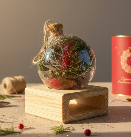 Статусный шар Новогодний в wow-упаковке