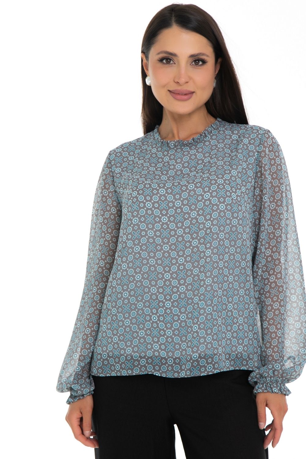 Блуза Волшебный шифон (офис) Diolche