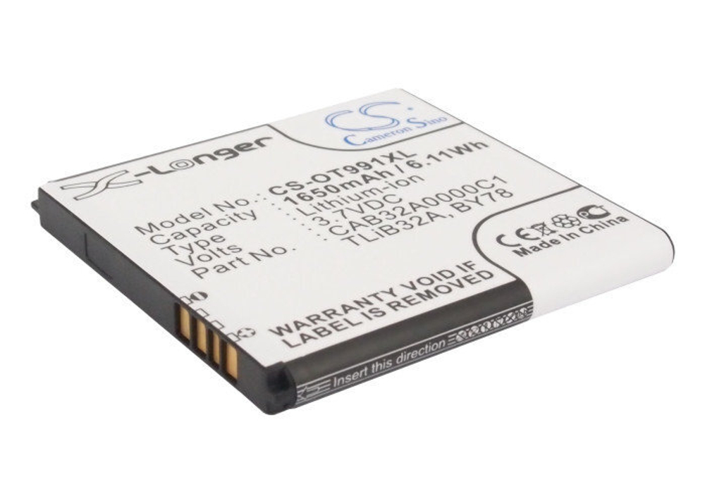 Аккумуляторная батарея для Alcatel (TLiB32A) (тех.упаковка)