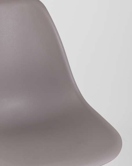 Стул Eames Style DSW темно-серый (разборный каркас)