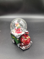 Шар снежный Паровоз полимер/стекло 7*9*10см SQ3