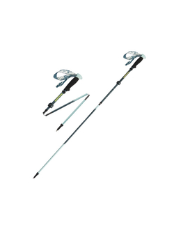 Палки треккинговые Naturehike Sunsia 3-EXT, карбон, 5-секционные, 115-135 см, голубые, 2 шт