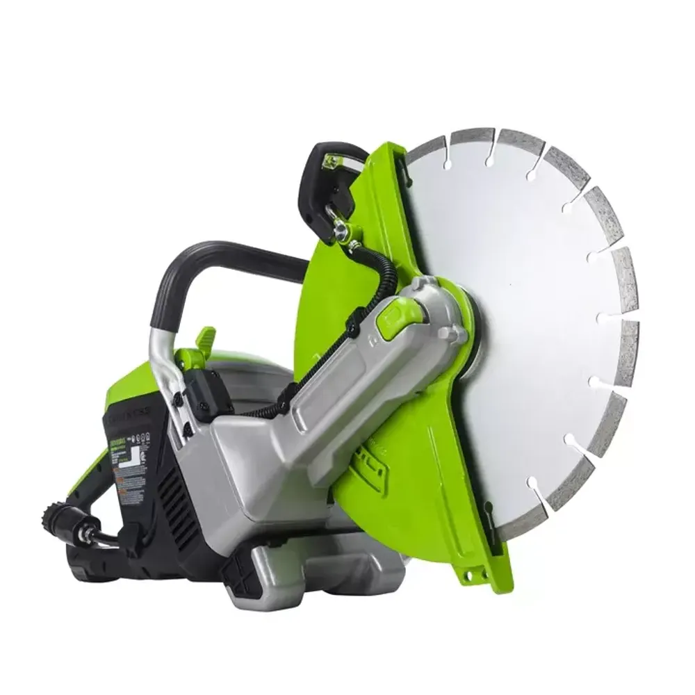 Бетонорез аккумуляторный Greenworks Арт.2009007, 82V, 3,2КВт, без АКБ И ЗУ