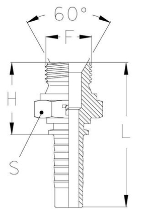 Фитинг DN 38 BSP (Ш) 1.1/2