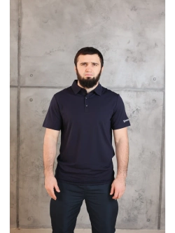 Футболка поло классическая хлопковая с коротким рукавом