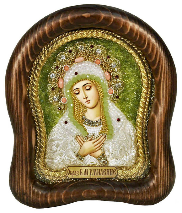 Икона Пресвятая Богородица Умиление бисер