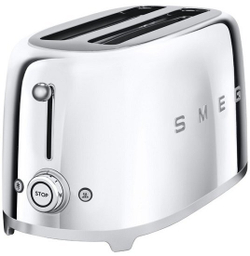 Тостер Smeg TSF02SSEU, хром