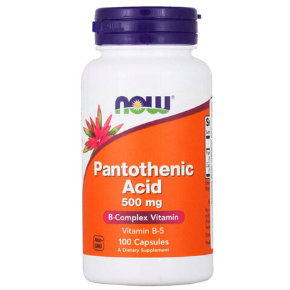 NOW Pantothenic Acid 500 мг. (100 вег. капс.) [M]