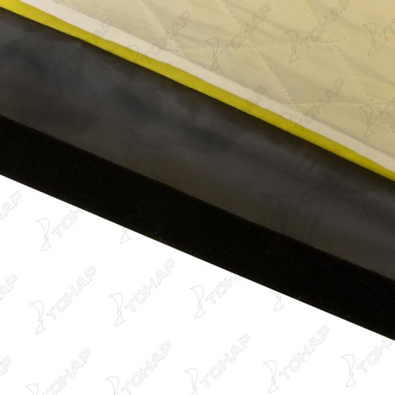 Палатка зимняя утепл. Куб Premium 2,1х2,1 желтый/серый (HS-WSCI-P-210YG) Helios