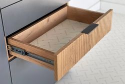 Комод Бери  600х354х863 (Дуб крафт золотой/Графит), ЛДСП 16 мм, Мебельсон, г. Ижевск