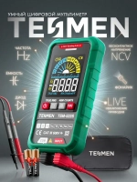 Мультиметр Цифровой автоматический с прозвонкой TESMEN TSM-522S 4000 отсчетов с функцией измерения емкости, диода и частоты