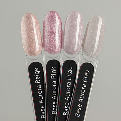 Monami Base Аurora Lilac - База светоотражающая для ногтей, 8мл