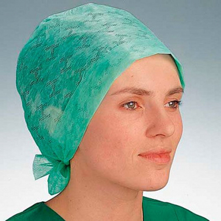Foliodress cap Comfort apart - c козырьком /аква/; 100 шт.