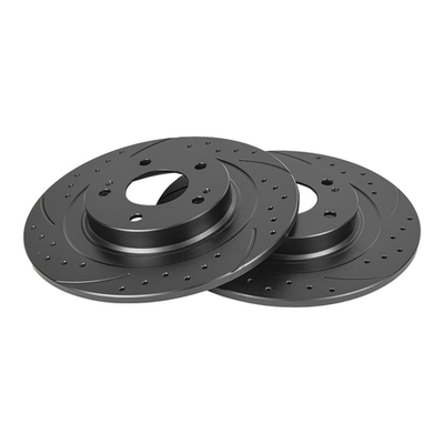 Диск тормозной GANZ задний перфорированный PRO-Line с покрытием (комплект - 2 шт) MITSUBISHI Outlander III 2012 Арт.: GIJ10126S