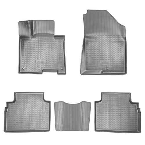 Ковры в салон Norplast/Unidec для Kia Sportage в кузове NQ5 (2022-)Полиуретан,Серый, арт.NPA11-C43-530-G