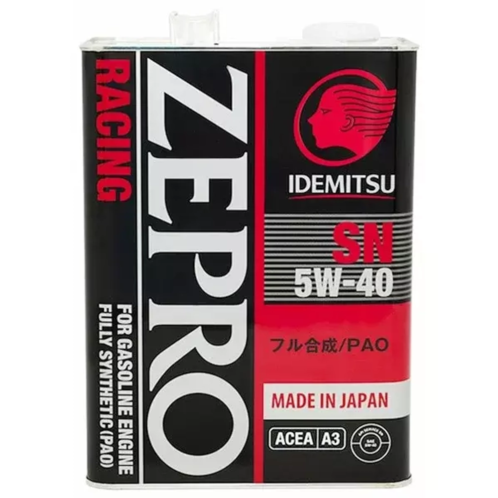IDEMITSU ZEPRO RACING 0W20 4 л