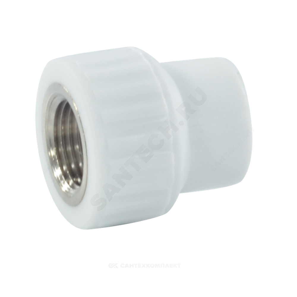 Муфта PP-R комбинированная белая Дн 32х1/2" ВР VALFEX 10129232