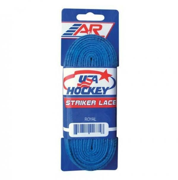A&R Шнурки хоккейные с пропиткой Pro Stock Waxed (Royal) (108''-274см)