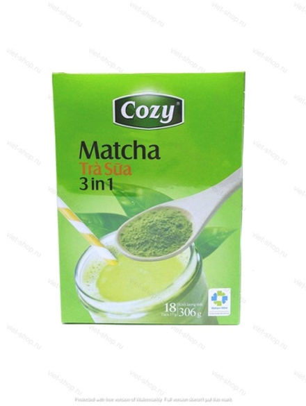 Чай матча (Matcha) 3 в 1 Cozy, 306 гр.