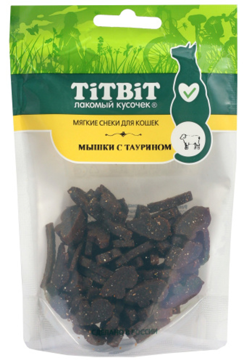 Лакомство TITBIT Мышки с таурином для кошек (Мягкие снеки) 50 г