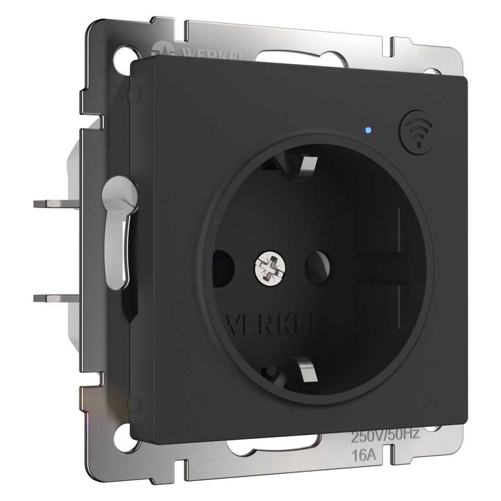 Розетка Wi-Fi Werkel (Умный дом) черный матовый W1171608 a056422