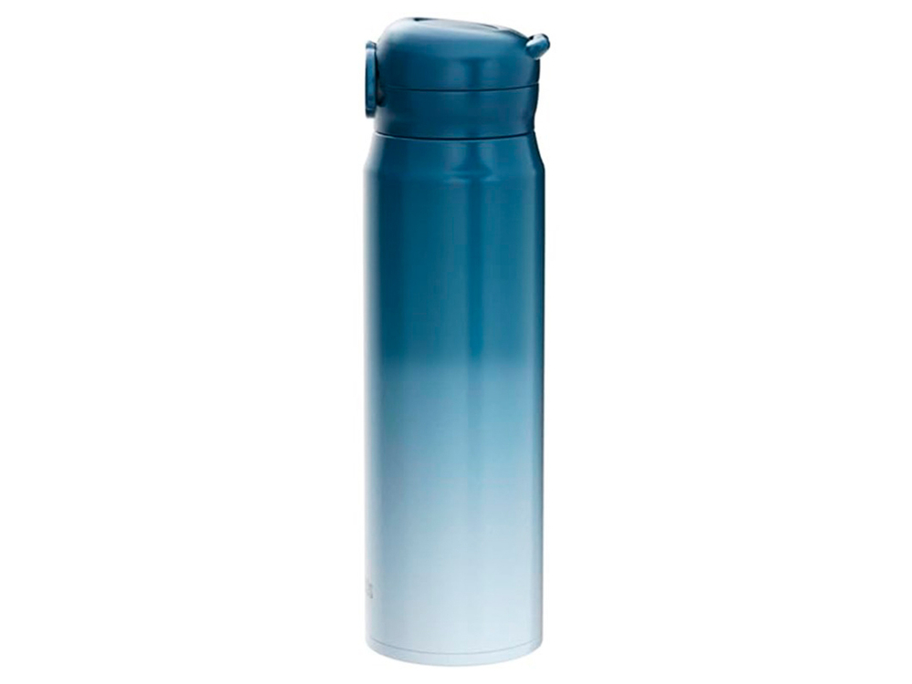 Термос для напитков (термокружка) THERMOS JNR-502 LTD BLG 0.5L, нержавеющая сталь, откидной механизм, голубой