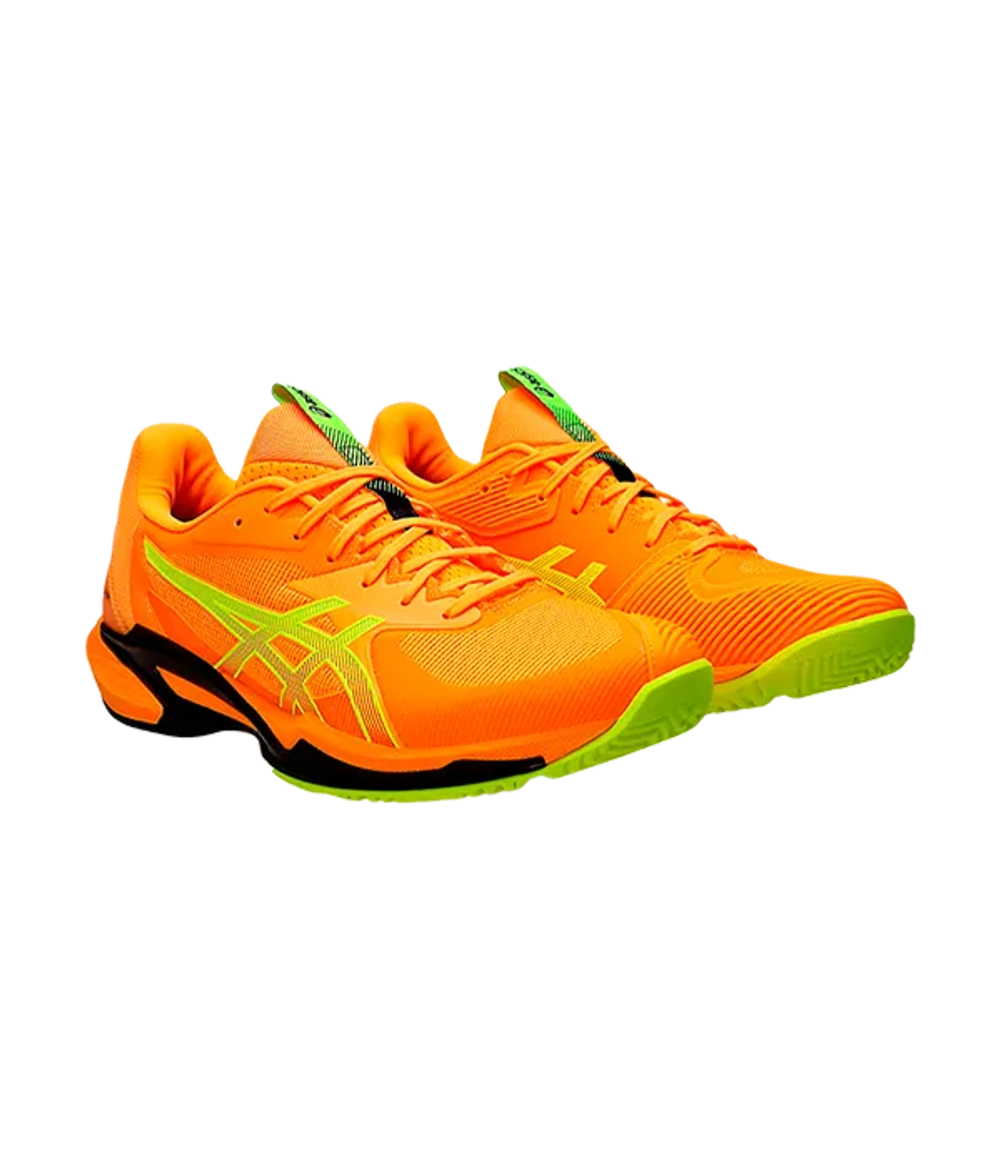 Asics Solution Speed FF 3 Padel Satadium оранжевые-безопасные желтые кроссовки