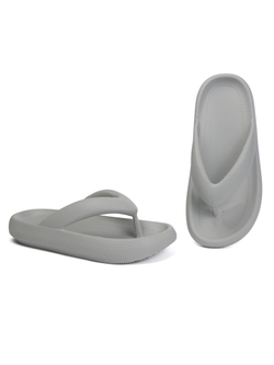 Шлепанцы женские серые