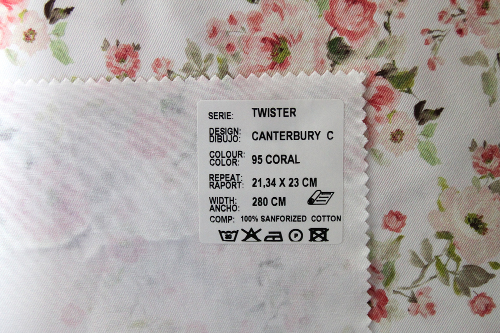 Терможаккард Twister Canterbury (Твистер Кантербери) C 95 coral