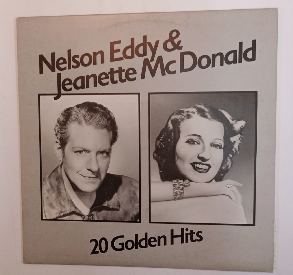 Винтажная виниловая пластинка Nelson Eddy & Jeanette McDonald 20 Golden Hits (Germany 1984)