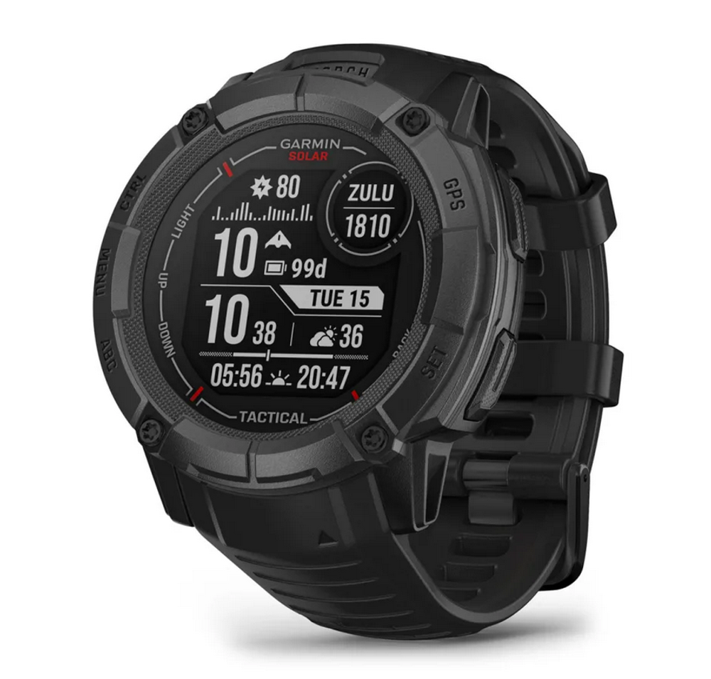 Смарт-часы Garmin INSTINCT 2X Solar Tactical Edition Black, 010-02805-03