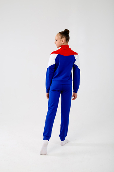 Спортивный костюм Россия (ярко-синий, именной)