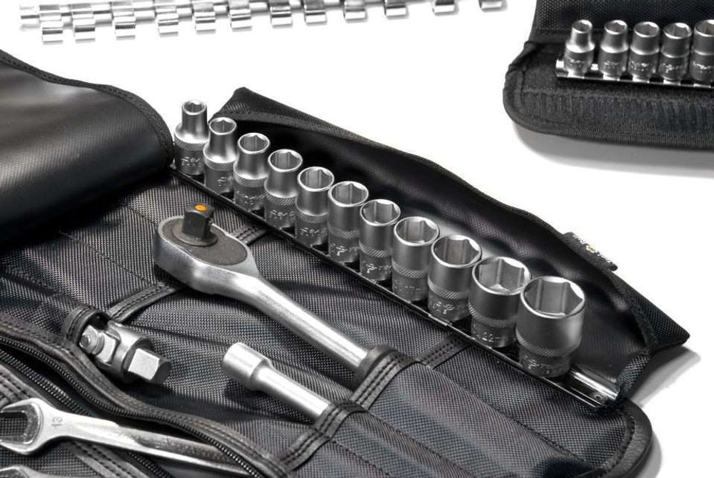 Сумка скрутка для инструмента ToolRoll SP700L с планкой для головок