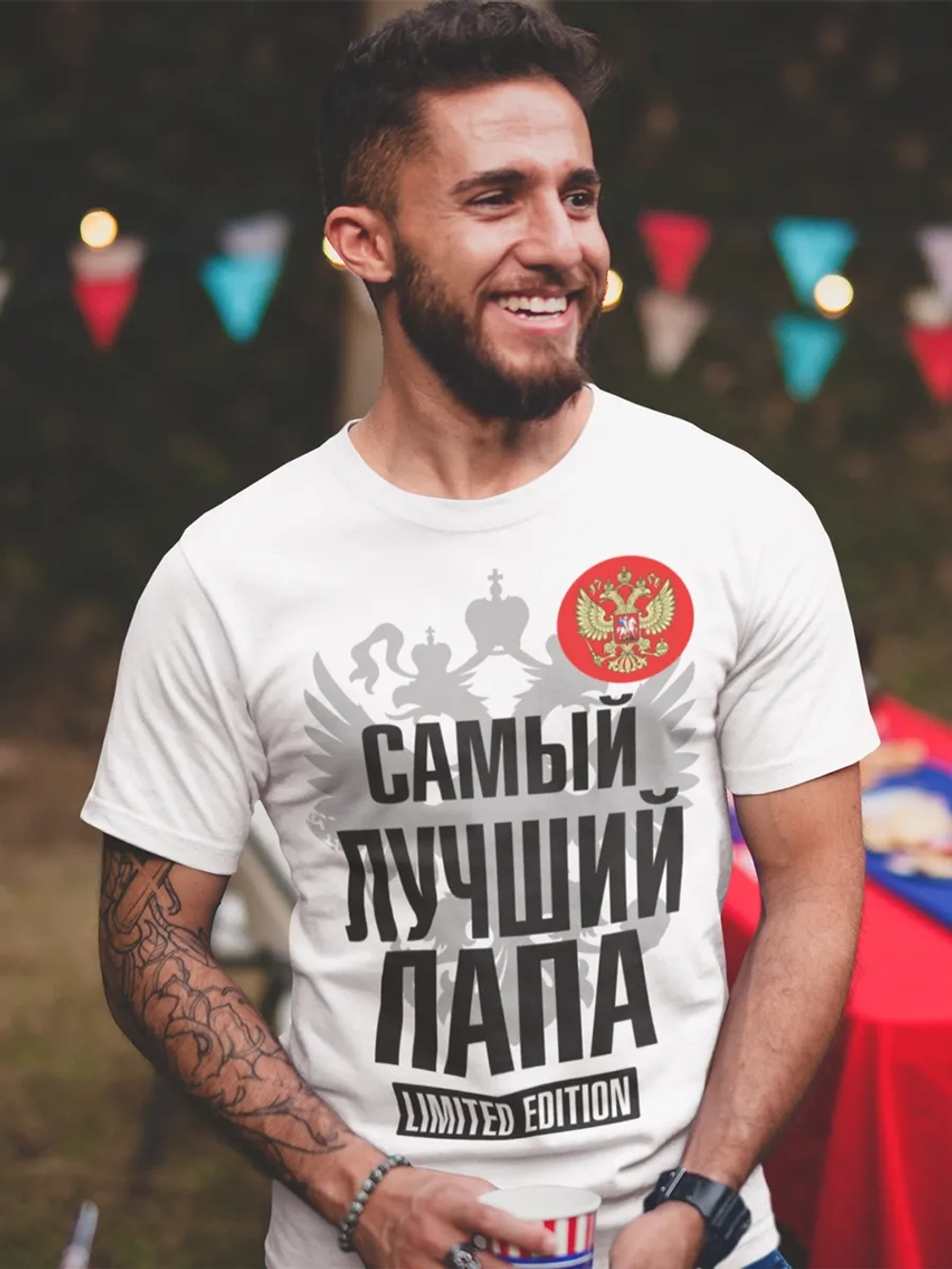 Футболки Самый лучший Папа