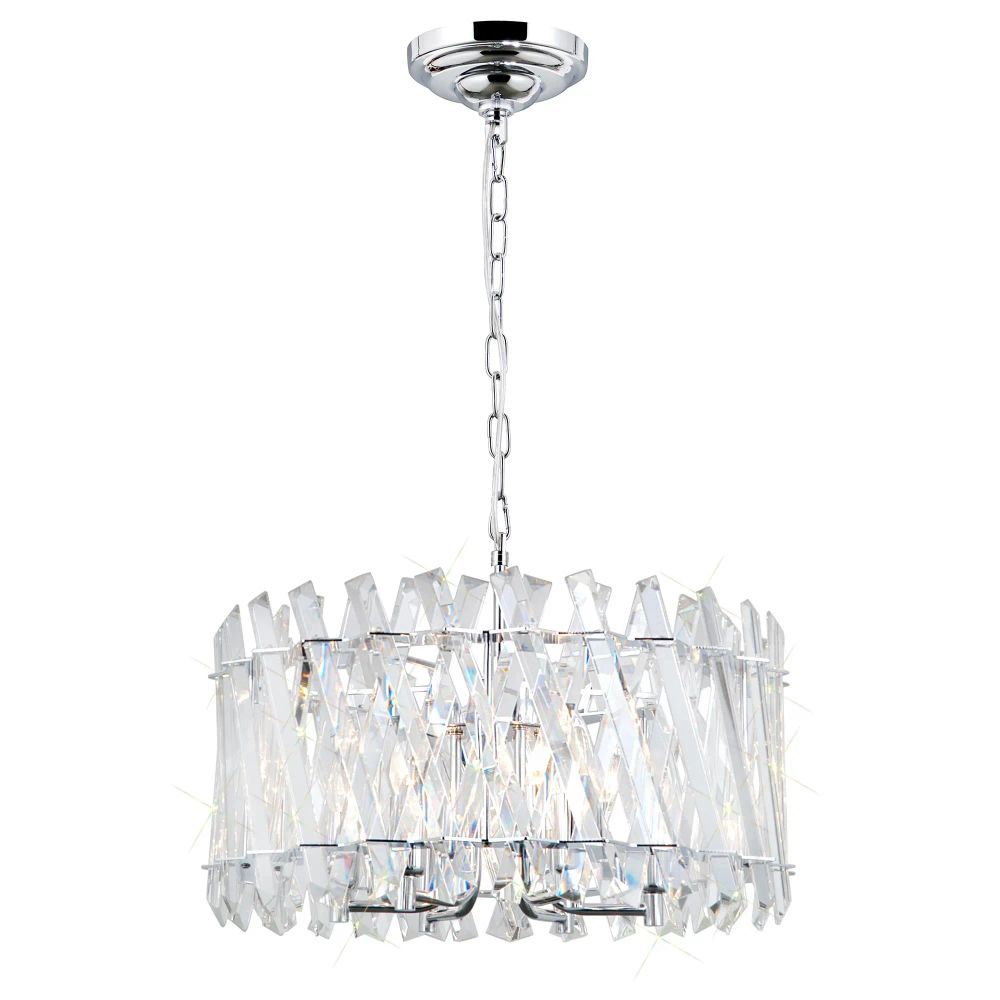Citilux Ингвар CL334261 Люстра подвесная хрустальная Хром