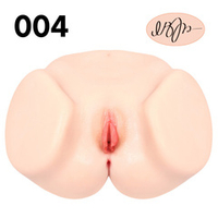 Вибромастурбатор-полуторс с двойным слоем материала Kokos Vanilla Onahole Real Vagina M01-003-13DV