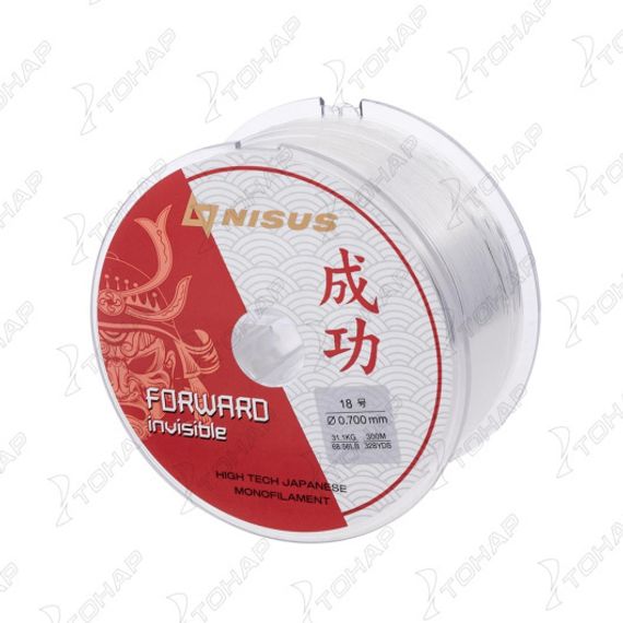 Леска FORWARD Invisible 0,70mm/300m Nylon Transparent (N-FI-070-300) Nisus