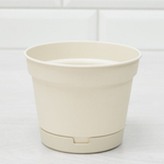 Горшок цветочный Mint 0,7л d120мм, светло-бежевый