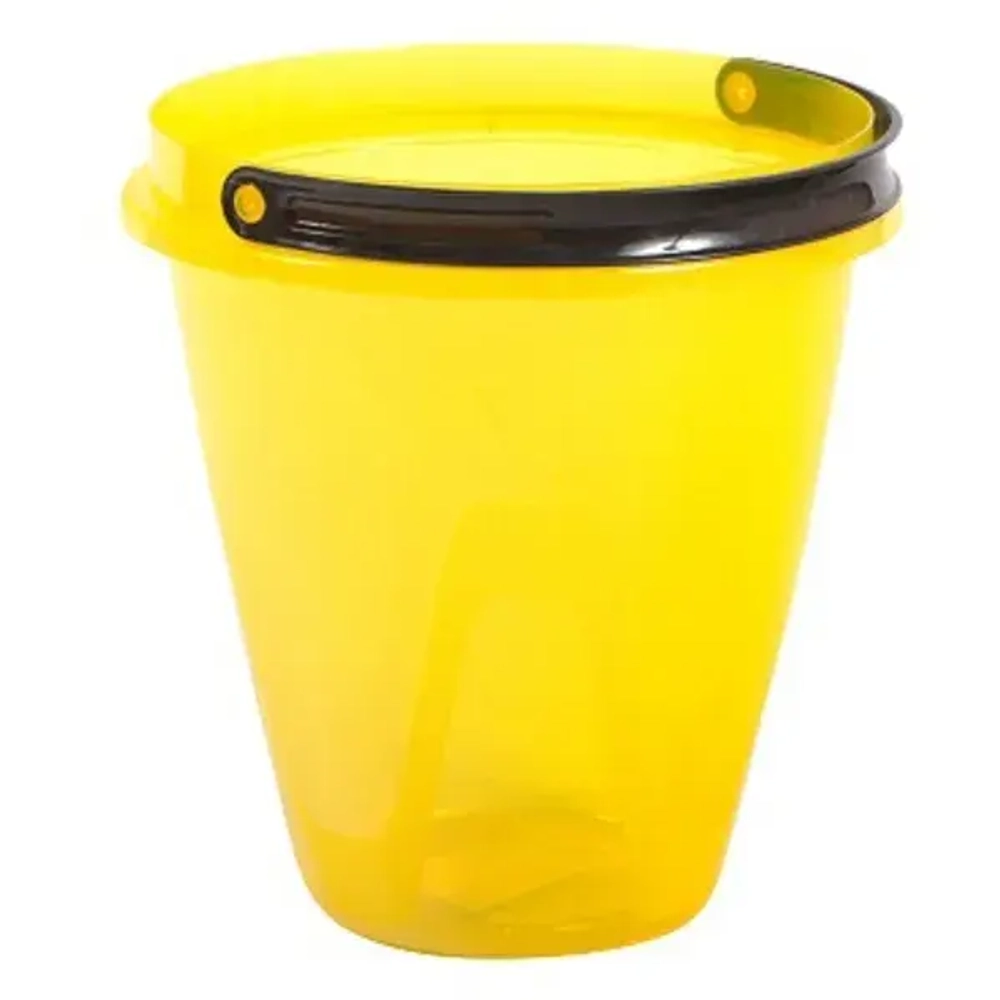 Ведро прозрачное Лайт 8л мультиколор