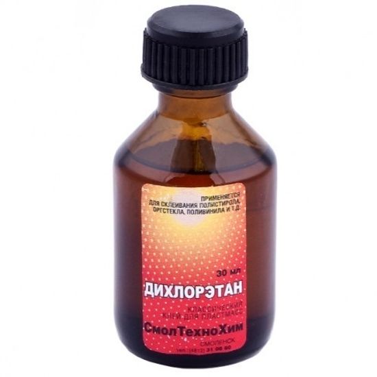 Дихлорэтан клей для пластмассы 30мл