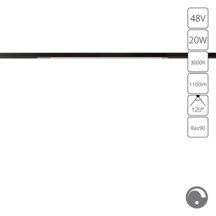 Магнитный трековый светильник Arte Lamp   0.1-10V