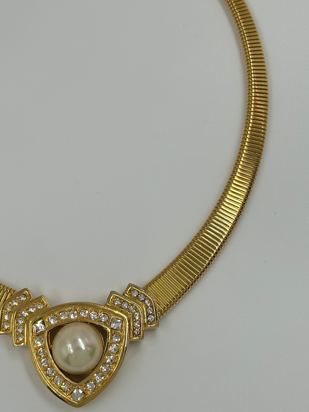 Колье с «жемчугом» и кристаллами Christian Dior