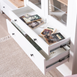 Сага Шкаф с витриной 90