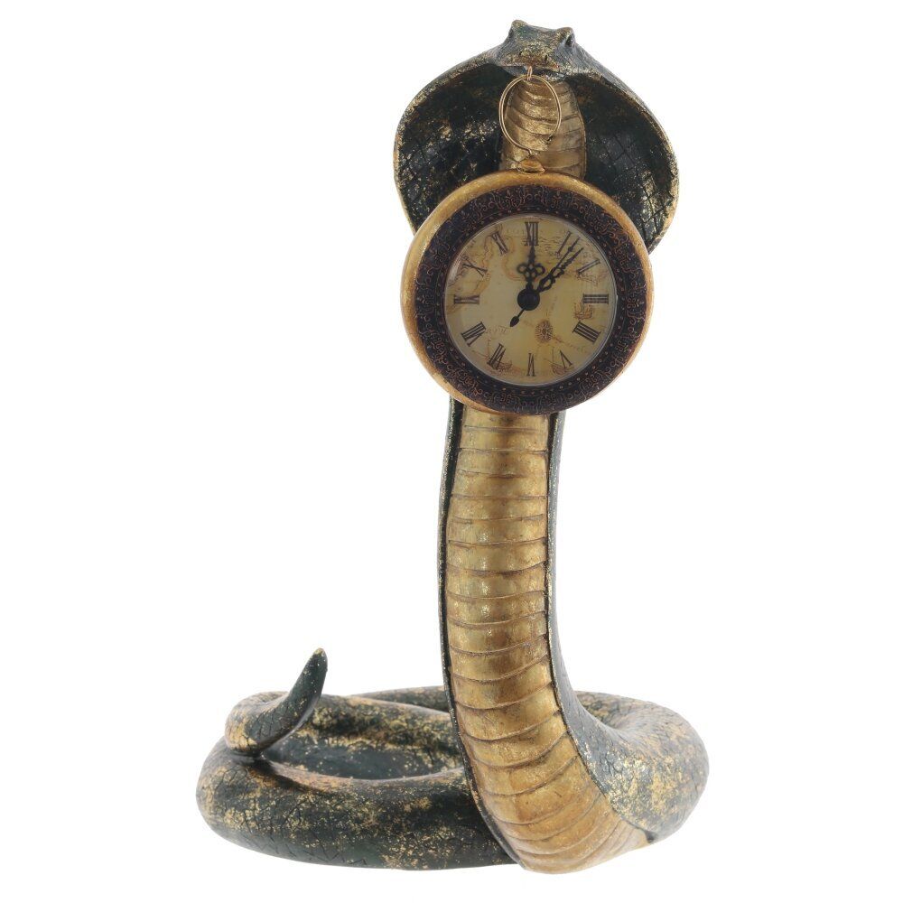 GAEM Фигурка декоративная с часами "Змея" (1хAA н/п), L23 W28 H36,5 см