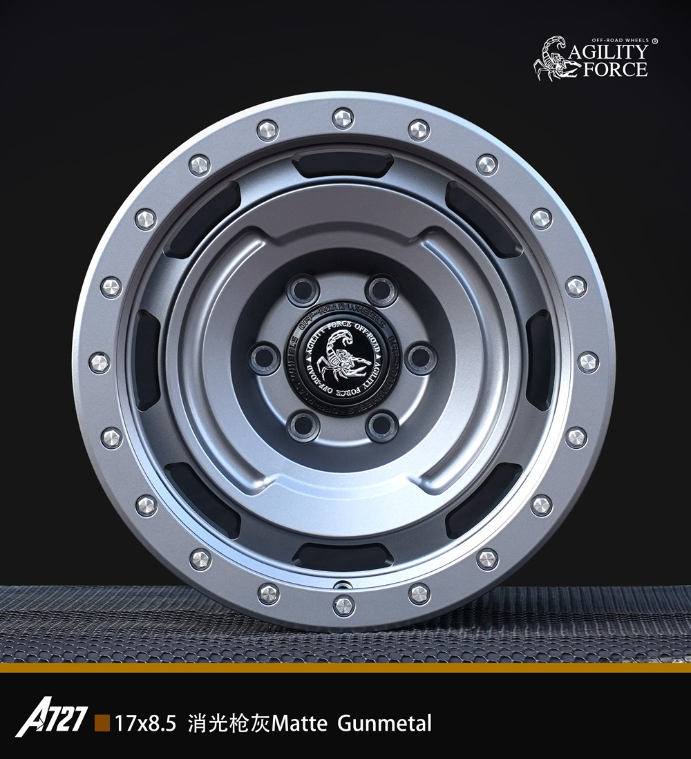 Диск колёсный литой AGILITY FORCE А727 R17 8.5 ET0 Matte Gunmetal