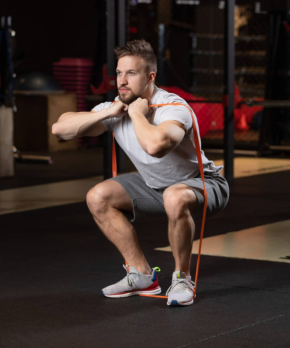 Эспандер ленточный STARFIT ES-803 5-22 кг, 208х2,2 см, оранжевый