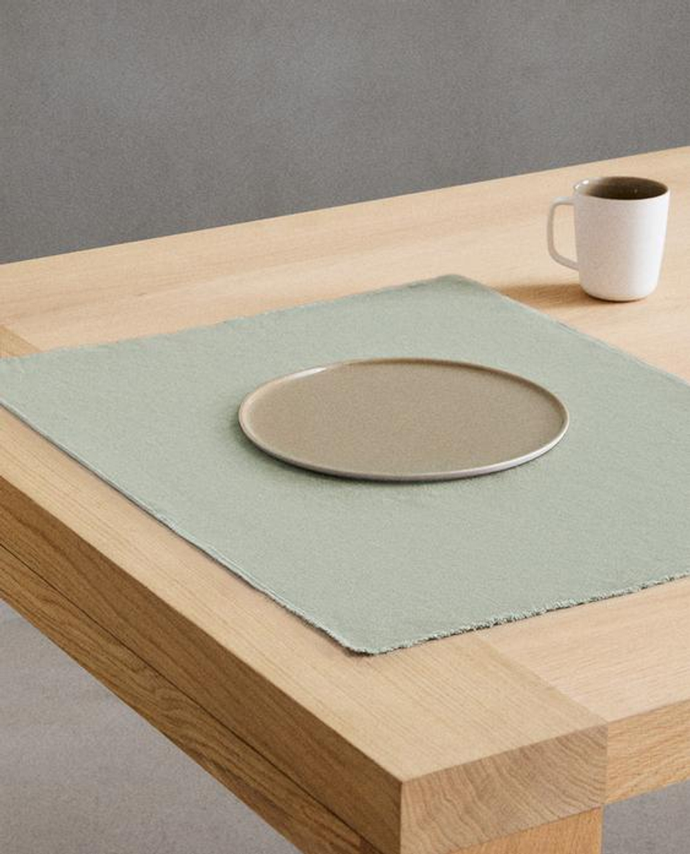 ZARA HOME ЛЬНЯНАЯ САЛФЕТКА, ЗЕЛЕНЫЙ